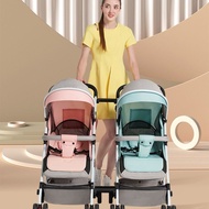 Dima Twin Baby Stroller Sitting Lying Detachable Ultra-Light Portable Folding Baby Stroller