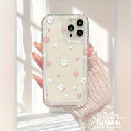 Air Bag Flower Phone Case For OPPO A73 A53 A53S A31 A9 A5 2020 R17 R15 F11 5G 4G Aesthetic Soft Cain