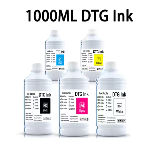 1000ML DTG Ink Printing Ink For Epson XP600 TX800 1390 L800 L805 L1800 DX5 DX7 R1900 R2000 F2000 F21