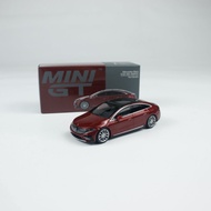 MINI GT 1: 64 Mercedes-Benz Mercedes-Benz EQS 580 4MATIC Alloy Car Model 970 #