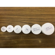 144pcs/set-1/8oz/1/4oz/1/2oz/3/4oz/1oz/2oz Cream Container Plastic Box Sample-144pcs/set