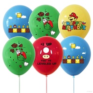 10pcs/pack New Super Mario Game Theme Luigi 12inch Latex Balloon Kids Happy Birthday Party Decoration Supplies Christmas Gifts