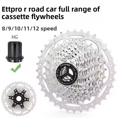 TTPRORoad Bike Cassette 8/9/10/11/12 Speed 23/25/28/32/34/36T k7 Cassette 8V 9V 10V 11V 12V for SHIM