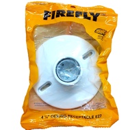 3SIZES RECEPTACLE firefly E27 Ceiling Receptacle White firefly receptacle 2x2/3x3/4x4