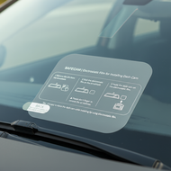 Dashcam Sticker Electrostatic Heat Resistant 10cm by 8cm