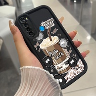 Case For Xiaomi Redmi Note 8 8 Pro 8T Three-Color Summer Coffee Phone Silicone Shockproof