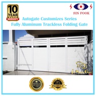 AUTO GATE Full Aluminum Trackless Auto Folding Gate Customizes Series / 10 YEARS WARRANTY / Whole Malaysia Service全马安装