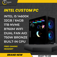 [PC BUILD PACKAGE - INVADER ] In Core I5 14600K 14th Gen CPU Desktop Set พร้อม GPU ในตัว/หน่วยระบบ D