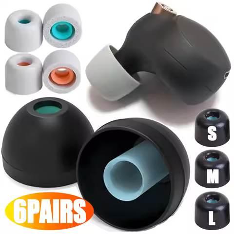1/3/6Pairs Bluetooth Earphones Memory Foam Earplug Ear Pads For Sony WF-1000XM4/WF-1000XM3 Replaceme