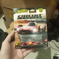Hotwheels Premium Circuit Legends Ferrari 499P - WEC Le Mans 24h 2023 Championship