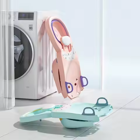 Portable Children's Shampoo Chair With Shampoo Basin Baby Bath Tub Rest Bath Rack with Drain Hole fo