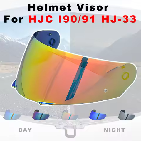 HJC I90/91 Motorcycle Helmet shield HJ-33 Helmet Visor Replacement Anti-UV Casco Moto Colorful Faces