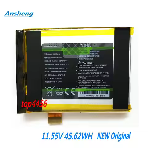 New Original 11.55V 45.62Wh 565774-3S Battery For GPD WIN 3 Win3 WIN 4 Handheld Gaming Laptop GamePa