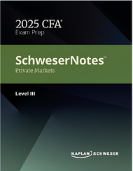 [Kaplan] 2025 CFA Level III Schweser Notes physical book : private wealth  /Portfolio Management /Pr