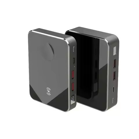 Graphene POWER BANK 20000MAH Wireless charger PD45W fasting charging Aluminium shell with led suit I