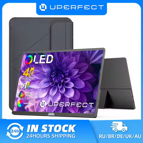 UPERFECT 15.6“ 4K OLED Portable Gaming Monitor 16:10 500Nits 0.1MS Laptop Display Ultra-Slim Aluminu