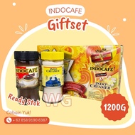 Kopi Indocafe Fine Blend & Indo Creamer+Gifset ( Botol )