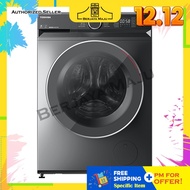 [SAVE 3.0] Toshiba 10.5KG Inverter Front Load Fully Washer TW-BK115GF4M(SK)