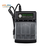 4 Slots Smart USB Battery Charger for Rechargeable Battery AA AAA AAAA 1.5V Alkaline 14500 10440 163