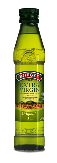 DẦU ÔLIU NGUYÊN CHẤT 100 %  EXTRA VIRGIN – HIỆU BORGES 250ml