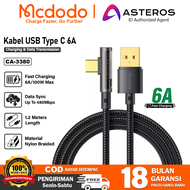 MCDODO Kabel Usb Type C Fast Charging VOOC Turbo Charge 66w CA-6190