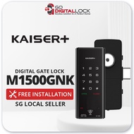 Kaiser+ M1500GNK Gate Digital Lock | Smart Digital Gate lock | Free Installation and Delivery | 5 Way Authentication