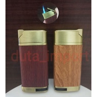 Refillable single jet gas lighter with unique cool portable lighter / lighter