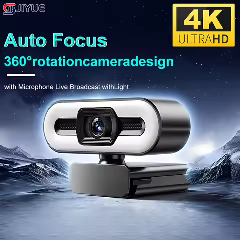 Portable Full HD 1080P 2K 4K Webcam PC Laptop Auto Focus Webcam Live Streaming Flexible with Microph