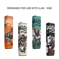 Fashion Leather Casing Fit for iqo iluma one Cool Pattern Cartoon Cover Sleeve For iluma i one Hold 