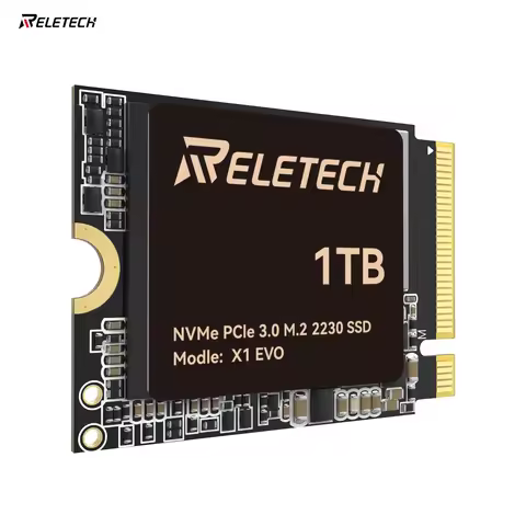 Reletech M.2 2230 SSD 1TB PCIe3.0 Hard Drive M2 SSD NVMe PCIE For Steam Deck Microsoft Surface ProX/