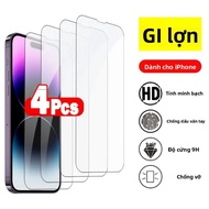 4 Miếng Dán Bảo Vệ Màn Hình Kính Cường Lực Bảo Vệ Toàn Diện Cho iPhone 17/16/15 Pro Max Air 16E/14/1