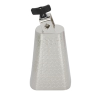 20cm Cow Bell Silver Electroplating Dotting Cow Bell Jazz Drum Bell Rack Drum Percussion Accessories