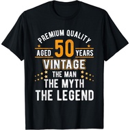 Vintage Man Legend 50 Yrs 50Th Birthday Gift Idea TeeT-Shirts