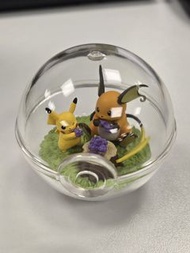 Pokemon精靈寶可夢 Rement 盲盒 Terrarium collection 14 比卡超 皮卡丘+雷超 雷丘 換索羅亞