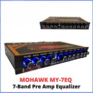 MOHAWK 7 Band Equalizer Amplifier MY SERIES ORANGE - MY - 7EQ PREAMP