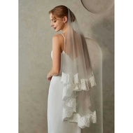 Edge Mantilla Lace Veil Handmade Wedding Supplies Bridal Accessories Cape