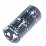1PCS 3300UF 100V 3300MFD 100โวลต์25*50มม.อลูมิเนียม Electrolytic Capacitor 3300mf100v 100v3300mf 330