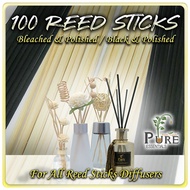 100 Reed Sticks - For Use In Aroma Reed Diffuser/ Reed Sticks Diffuser/Rattan Sticks