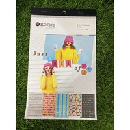 5 page Font (Alphabet) sticker book