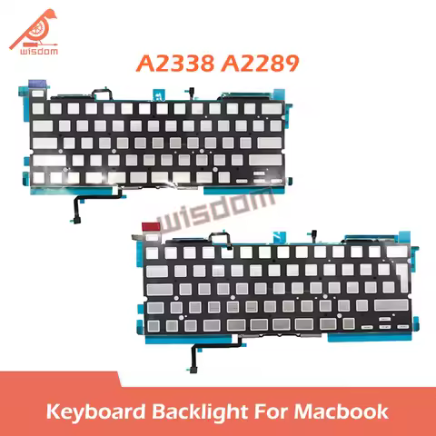Laptop A2251 A2289 A2337 A2141 A2338 EU UK US English Keyboard Backlight For Macbook Air Pro Retina 