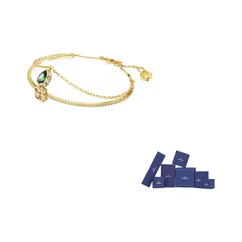 Swarovski Chroma Faux Crystal Bracelets Women's Gold 5662924