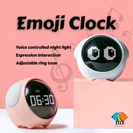 【LELA SG】 Emoji Alarm Clock Cute Expression Clock