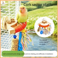 Bird cage landscaping/Bird toys/Bird platform/Parrot toy platform/Parrot fan-shaped platform/Parrot 