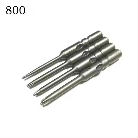 4pcs 800 4mm round shank Y type Torx Pentalobe Screwdriver bits Y0.6 Pentacle 0.8/1.2 for iPhone 11 