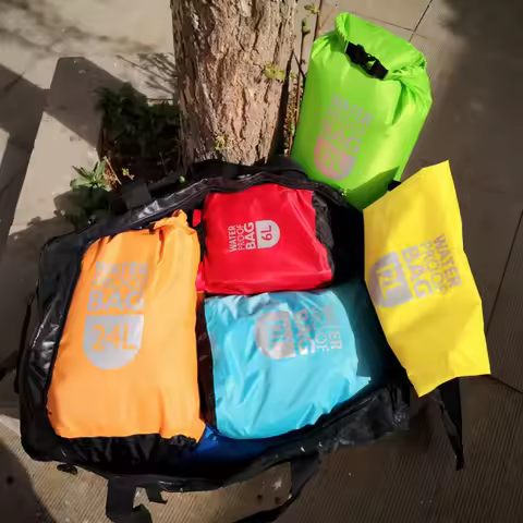 Ultra-Light Square Waterproof Bag River Rafting Canyoning Travel Gear Sleeping Clothes Organizer Com