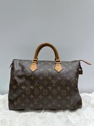 👜Louis Vuitton LV Monogram Speedy 35 Year of 2002 (Version without strap) 路易威登Speedy35老花手提包，經典Monogr