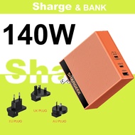 Sharge/Shargeek USB C Charger 140W Wall Charger Multiport Quick Station PD3.1 GaN Laptop Charger