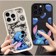 Blue Stitch Case For OPPO Realme 15 14 Pro 5 6i 5i 7 9 Pro 8 8i C65 C63 C75 C33 C31 C30S Reno 4 5 6 