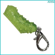 Alia Creative Cucumber Inspired Keychain Quirky Pickle Bag Accessory 9Cm Long