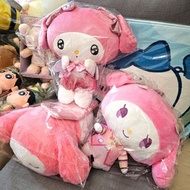 送SF 日版 全新有牌 Sanrio My Melody 大公仔 毛公仔 趴趴公仔 扮壽司公仔